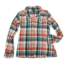 Patagonia W's Long-Sleeved Fjord Flannel Shirt sz 2